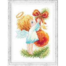 Набор для вышивки крестом Чудесная игла 160-001 Ангел Рождества