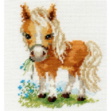 Набор для вышивки Алиса 0-114 "Белогривая лошадка"