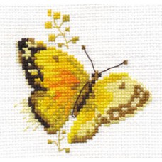 Набор для вышивки Алиса 0-147 "Яркие бабочки. Желтая"