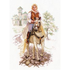 Набор для вышивки Алиса 4-17 "Юноша на белом коне"