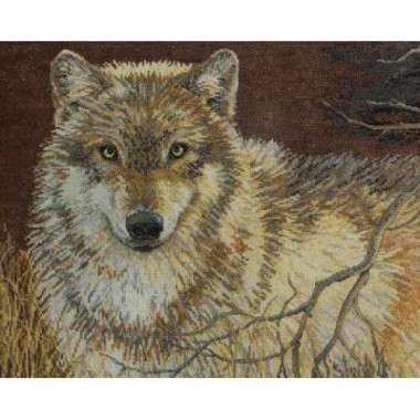 Набор для вышивания Bucilla 45477 "Серый волк"
