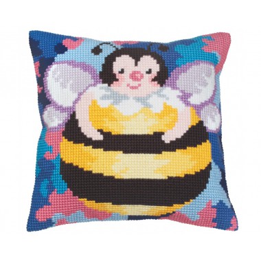 Набор для вышивания Collection D'Art 5035 Подушка "Humble Bee"