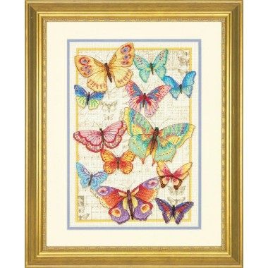 Набор для вышивки Dimensions 35338 Красота бабочек