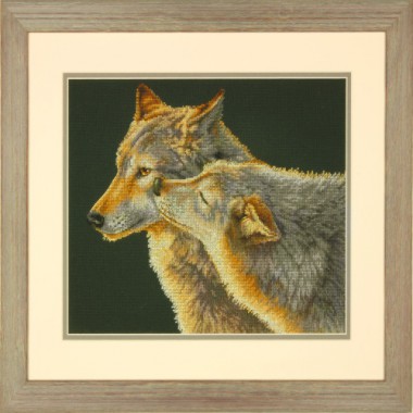 Набір для вишивання Dimensions 70-35283 Поцілунок вовка