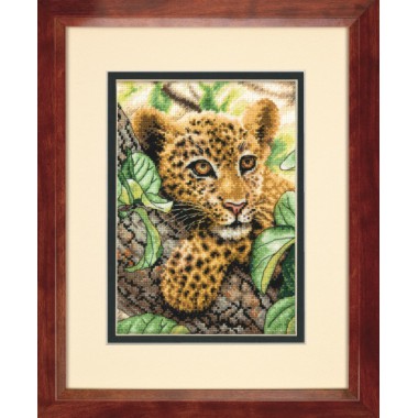 Набор для вышивки Dimensions 70-65118 Молодой леопард