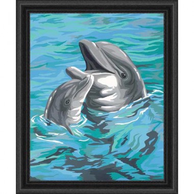 Набор для рисования Dimensions 91148 Два дельфина