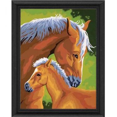 Набор для рисования Dimensions 91340 Лошадь с жеребенком