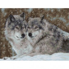 Набор для вышивки Luca-S B2291 "Два волка"