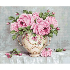 Набір для вишивання Luca-S BA2319 Рожеві троянди