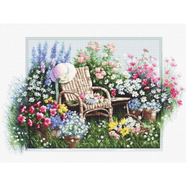Набір для вишивки хрестиком Luca-S B2344 Квітучий сад
