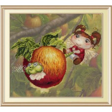 Набор для вышивания М.П.Cтудия РК-482 "Яблочная фея"