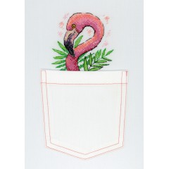Набор для вышивания М.П.Cтудия В-248 Розовый фламинго