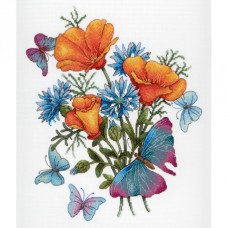 Набор для вышивания М.П.Cтудия НВ-653 Ароматы любимых цветов