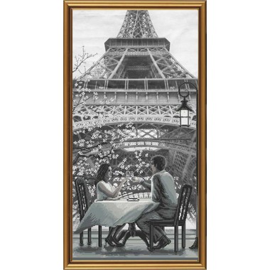 Набір для вишивання Нова Слобода АС6009 "Париж - місто кохання. Молодість"