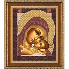 Рисунки на ткани для вышивания бисером Новая Слобода БИС1210 "Богородица Корсунская"