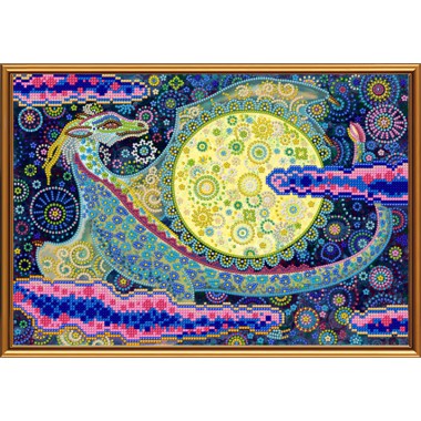Рисунки на ткани для вышивания бисером Новая Слобода БИС3300 "Небесный дракон"
