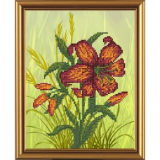 Малюнки на тканині для вишивання бісером Нова Слобода БИС4063 "Квітковий каприз"