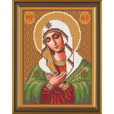 Рисунки на ткани для вышивания бисером Новая Слобода БИС9022 "Богородица «Умиление»"