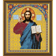 Малюнки на тканині для вишивання бісером Нова Слобода БИС9023 "Христос Спаситель"