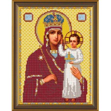 Рисунки на ткани для вышивания бисером Новая Слобода БИС9027 "Богородица «Призри на смирение»"