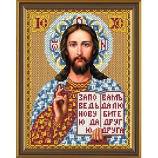 Малюнки на тканині для вишивання бісером Нова Слобода БИС9034 "Христос Спаситель"
