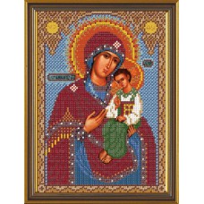 Рисунки на ткани для вышивания бисером Новая Слобода БИС9054 "Богородица Песчанская"