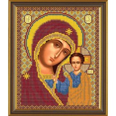 Набор для вышивания бисером Новая Слобода С9036 "Богородица Казанская"