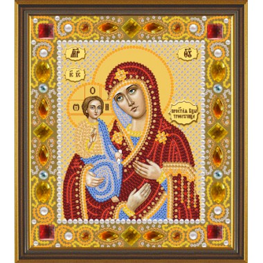 Набор для вышивания бисером Новая Слобода Д6007 "Богородица «Троеручица»"