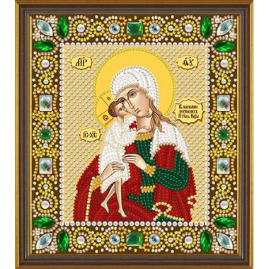 Набор для вышивания бисером Новая Слобода Д6011 "Богородица «Взыскание погибших»"