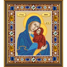 Набор для вышивания бисером Новая Слобода Д6143 "Св. Анна с Младенцем Марией"