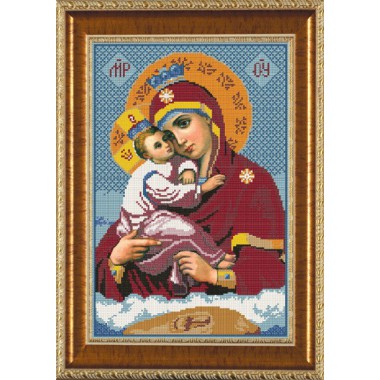 Набор для вышивания бисером Новая Слобода Н1208 "Богородица Почаевская"