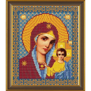 Набор для вышивания бисером Новая Слобода Н9015 "Богородица Казанская"