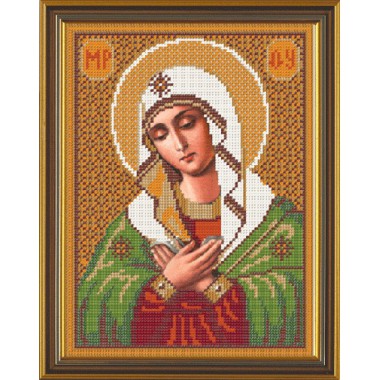Набор для вышивания бисером Новая Слобода Н9022 "Богородица «Умиление»"
