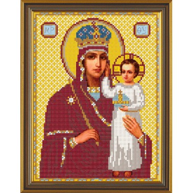 Набор для вышивания бисером Новая Слобода Н9027 "Богородица «Призри на смирение»"