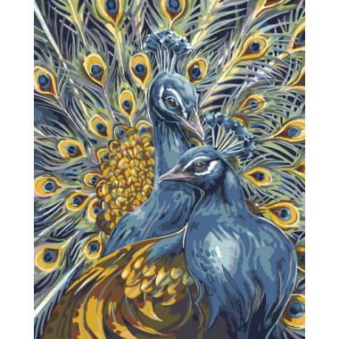 Набір для малювання Plaid 21700 "Величні пави"