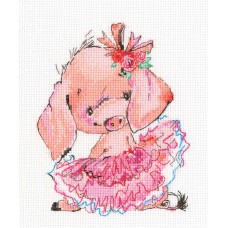 Набор для вышивания RTO C314 Розовая балерина