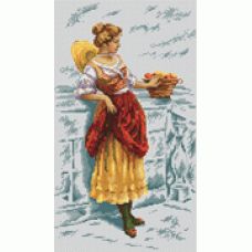 Набор для вышивания RTO M173 "Девушка с фруктами"