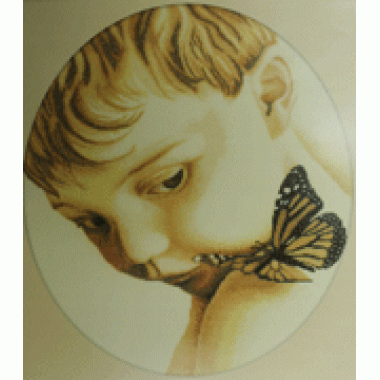 Набор для вышивания RTO M177 "Мальчик с бабочкой"