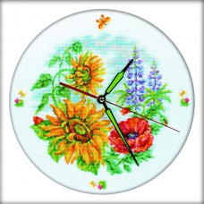 Набір для вишивання хрестиком RTO M40007 "Квітковий годинник"