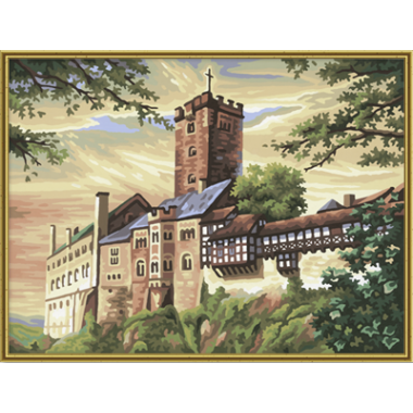 Набор для рисования красками Schipper 0388 "Замок Вартбург"
