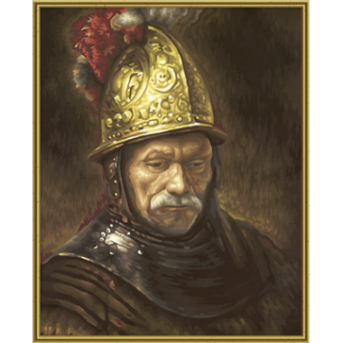 Набор для рисования красками Schipper 0406 "Человек в золотом шлеме"