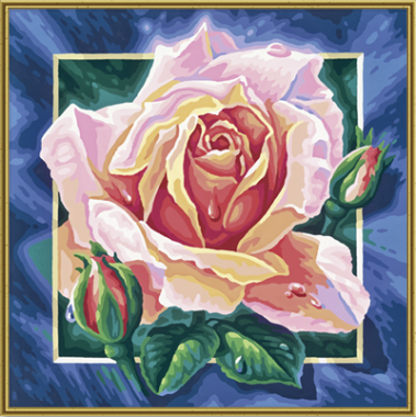 Набір для малювання фарбами Schipper 0409 "Рожева троянда"