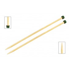 Прямі спиці 25 см KnitPro Bamboo 22302 2.25 мм