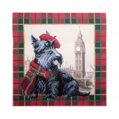 Канва з малюнком Collection D'Art Аїда PA1692 "Scottish terrier in London"