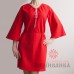 Заготовка платья под вышивку Майстерна вышиванка СК-01 "Украиночка" красная