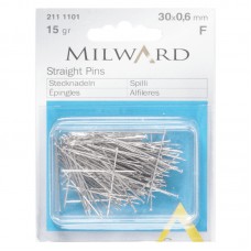 Булавки прямые Milward 2111101 30х0.6 мм 15 г