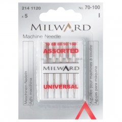 Иглы Milward 2141120 для швейных машин №70-80-80-90-100