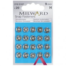 Пришивные кнопки Milward 2195107 9 мм 20 шт.