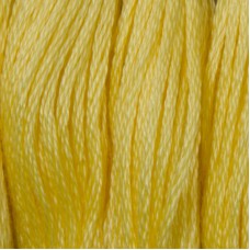Мулине DMC 744 Хлопок Yellow - pale (Желтый, бледный)