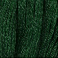 Мулине DMC 909 Хлопок Emerald Green - vy dk (Изумрудный, оч.т.)